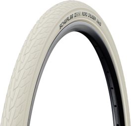 Pneu Ville Schwalbe Road Cruiser 26'' Tubetype Rigide SBC K-Guard Crème Réfléchissant