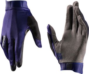 Leatt 1.0 GripR paarse lange handschoenen