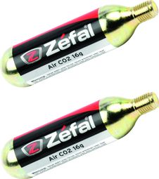 ZEFAL Cartouche Filetée CO2 16g (X2) 