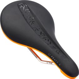 Peaty's Monarch Ti-MX Saddle, Black/Orange