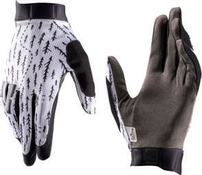 Gants Longs Leatt 1.0 GripR Blanc/Noir