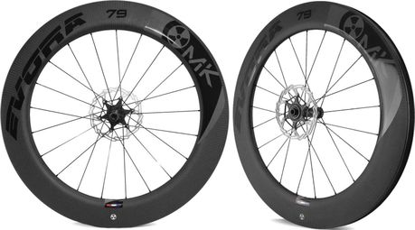 PAIRE DE ROUE DE ROUTE MAKADAMM EVORA 79 DISC XPREMIUM À PNEUS - 1492GR LA PAIRE