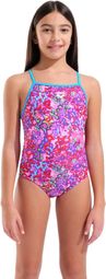 Arena Stars Pink/Multicolor Girls' Swimsuit