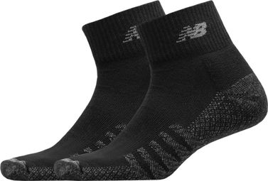 Chaussettes (2 paires) New Balance Coolmax Quarter Noir