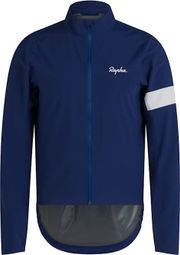 Veste imperméable Rapha Core Rain Jacket Bleu/Blanc Homme