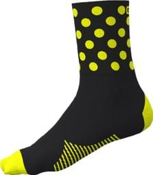 Pair of Alé Bubble Unisex Socks Yellow/Black