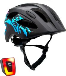 Casque de Vélo pour enfants de 6 à 12 ans | Graffiti Bleu| Certifié EN1078