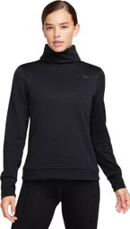 Nike Women's Therma-Fit Swift Element Black 1/2 Zip Thermal Top