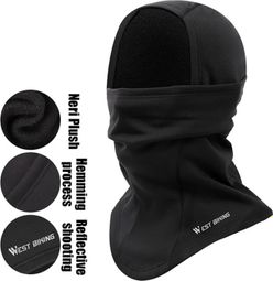 Couvrecou Polaire Randonnée Skateboard Coupe Vent Balaclava Noir