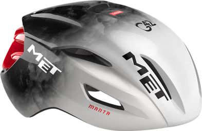 Casco de carretera Met Manta Mips Team UAE Emirates XRG 2025 Blanco/Negro