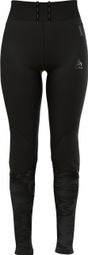 Tights Long Women Odlo Zeroweight Warm Reflective Schwarz