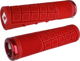 Pair of Odi Reflex V2.1 Grips 135 mm Red