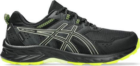 Asics Gel-Venture 9 Waterproof Trailschoenen Zwart/Geel Heren