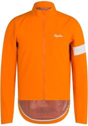 Veste imperméable Rapha Core Rain Jacket Orange/Blanc Homme