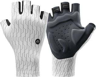 Gants de cyclisme VTT Rockbros - blanc et noir