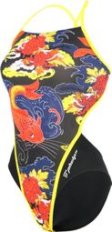 Michael Phelps Koi Racing Back Swimsuit Black