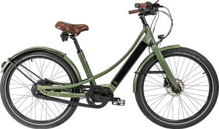 Reine Bike Connected Cuadro Bajo Enviolo City CT 504Wh 26'' Verde Caqui 2022