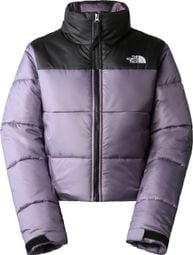 The North Face Cropped Saikuru Donna Purple Down Jacket