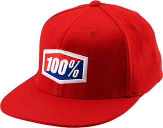 Casquette Official J-Fit Flexfit 100% Rouge