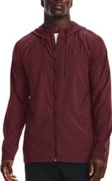 Veste Coupe-Vent Under Armour Perforated Windbreaker Rouge S