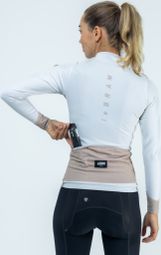 Maillot Manches Longues Femme LeBram Race Thermique Beige — vue 3