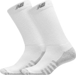 New Balance Coolmax Crew White Tall Socks (2 paar)