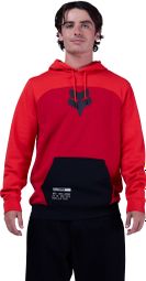 Fox Fracture Paneled Hoodie Rot
