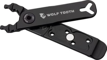 Alicates Wolf Tooth Pack - Master Link Combo Alicates Multiherramienta (4 funciones) Negro