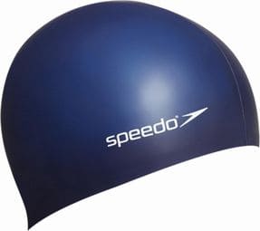 Speedo Flache Silikon-Badekappen Blue Navy