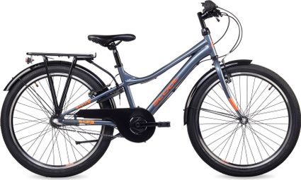 S’COOL troX  vélo enfant  3 vitesses  Gris foncé/Orange