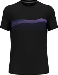 Odlo F-Dry Ridgeline Technical T-Shirt Black/Purple