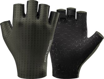 Gants de cyclisme courts respirants Rockbros - Vert