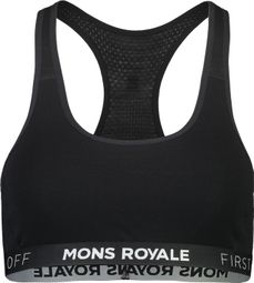 Sujetador deportivo Mons Royale Sierra para mujer negro