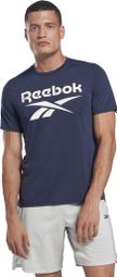 Camiseta Reebok Workout manga corta azul