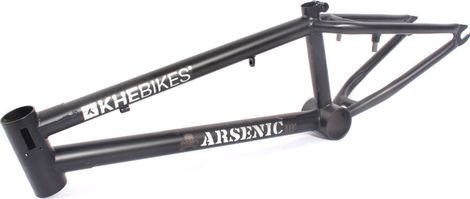 CADRE BMX ARSENIC 18  NOIR ACIER KHEBIKES