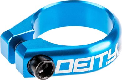 Collier de Selle Deity Circuit Aluminium Bleu