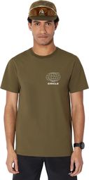 Men's Circle Agility Run Khaki short-sleeve jersey