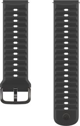 Coros Apex 4 24 mm siliconen horlogeband zwart