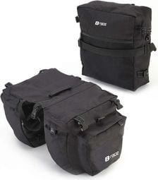 B-Urban Triple Black Luggage Carrier Bags