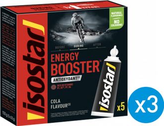 8 + 4 Energy Gels Isostar Energy Booster Cola 20g