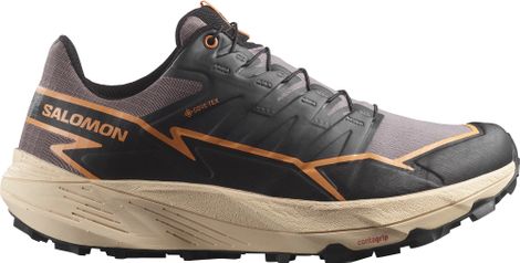 Chaussures de Trail Femme Salomon Thundercross Gore-Tex Gris/Orange