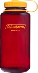 Nalgene Sustain Wide Mouth Bottle Red - 1L