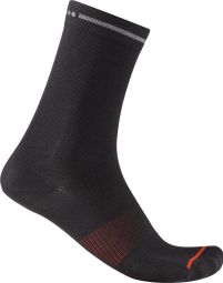 Castelli Premio Evo 18 Unisex Sokken Zwart