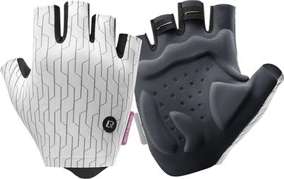 Gants de cyclisme VTT Rockbros - blanc et noir