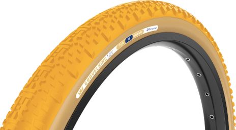 Panaracer GravelKing X1 Limited Color Edition gravelband 700 mm Tubeless Ready Opvouwbaar ZSG Gravel Compound BeadLock TuffTex Geel Beige Zijwand