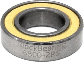 Black Bearing Ceramic 6800-2RS 10 x 19 x 5 mm