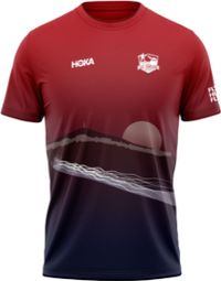 Maillot Manches Courtes Hoka Performance Tee x Templiers 2023 Rouge Homme