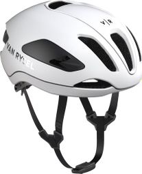 Van Rysel FCR Road Helmet White