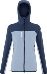 Blauwe Millet Fusion softshell damesjas