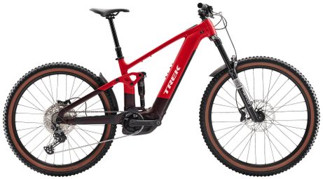 VTT Électrique Tout-Suspendu Trek Rail+ 5 Shimano Deore 12V 800Wh MX (29/27.5'') Rouge Gén. 5